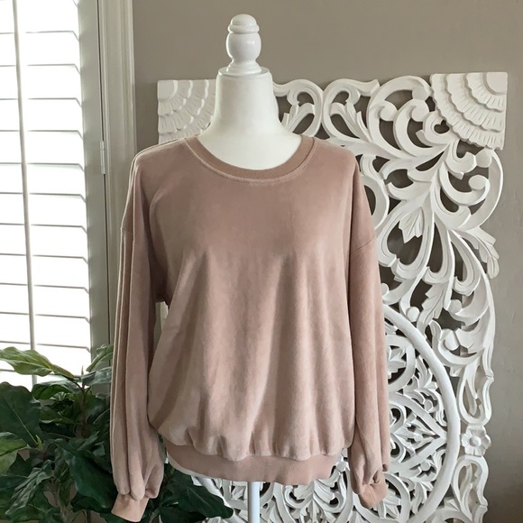 Blush Balloon Sleeve Sweatshirt - Picture 9 of 9